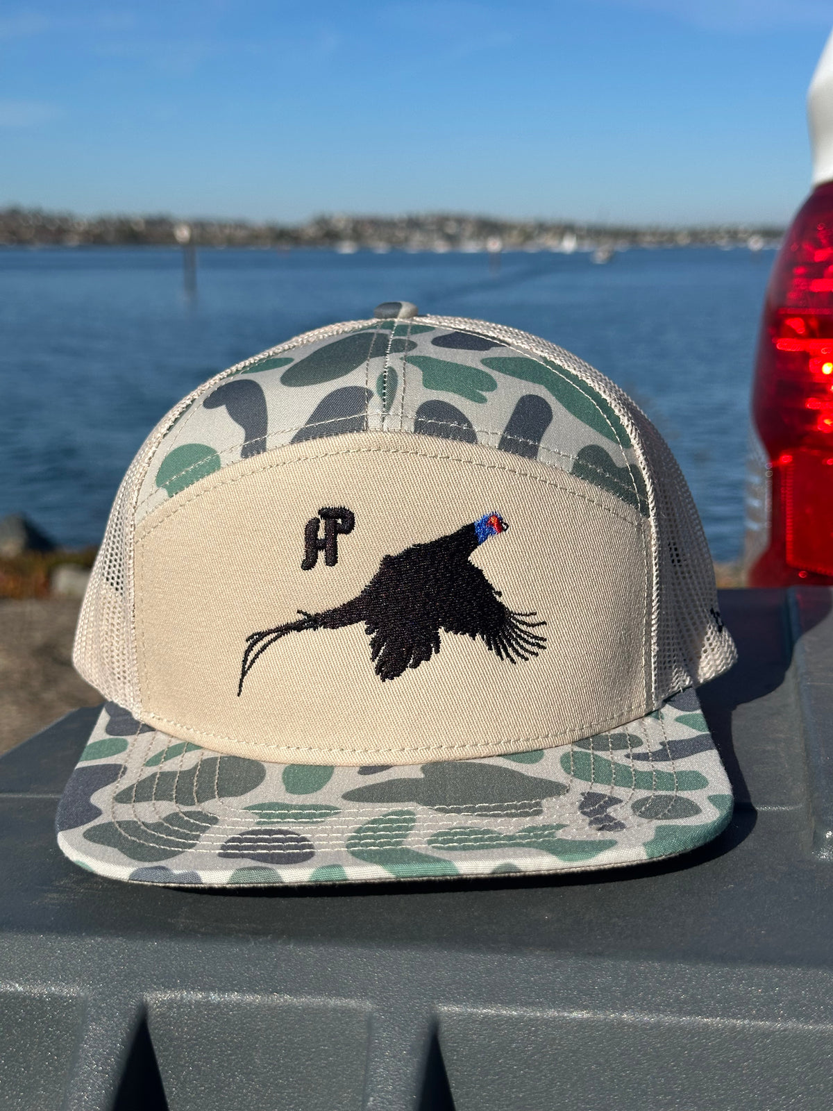 Pheasant flying - 7 Panel camo